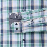 CASA MODA Big Check LS Shirt Green