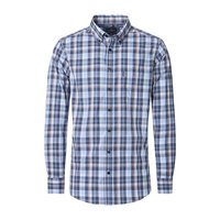 CASA MODA Big Check LS Shirt Blue