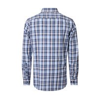 CASA MODA Big Check LS Shirt Blue