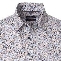 CASA MODA Abstract Pattern LS Shirt Beige
