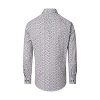 CASA MODA Abstract Pattern LS Shirt Beige