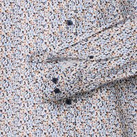 CASA MODA Abstract Pattern LS Shirt Beige