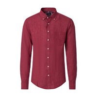 CASA MODA Linen LS Shirt Light Burgundy