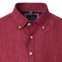 CASA MODA Linen LS Shirt Light Burgundy