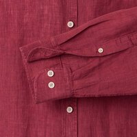 CASA MODA Linen LS Shirt Light Burgundy