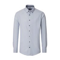 CASA MODA Dash Pattern LS Shirt Blue