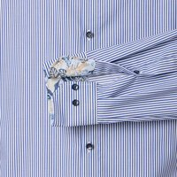 Venti Stripe City LS Shirt Mid Blue