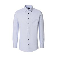 Venti Small Pattern City LS Button down Shirt Blue