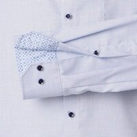 Venti Small Pattern City LS Button down Shirt Blue