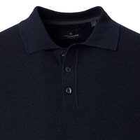 Casa Moda Long Sleeve Cotton Polo Navy