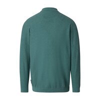 Casa Moda Long Sleeve Cotton Polo Fern Green