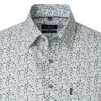 Casa Moda Abstract Patter Short Sleeve Shirt Green