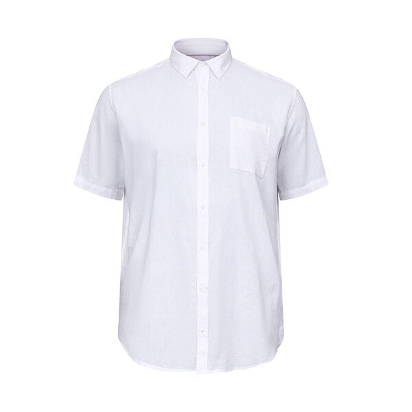 NORTH LATITUDE Linen Mix Short Sleeve Shirt-shop-by-brands-Beggs Big Mens Clothing - Big Men's fashionable clothing and shoes