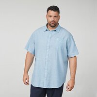 NORTH LATITUDE Linen Mix Short Sleeve Shirt