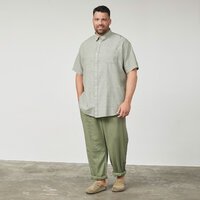 NORTH LATITUDE Linen Mix Short Sleeve Shirt