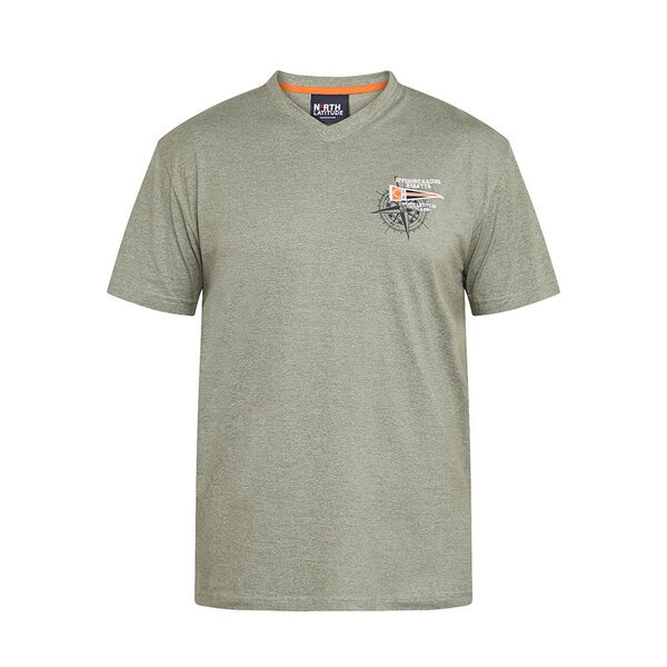 NORTH LATITUDE Striped Vneck Tee-shop-by-brands-Beggs Big Mens Clothing - Big Men's fashionable clothing and shoes