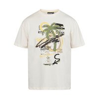 NORTH LATITUDE Palm Tree Print Tee