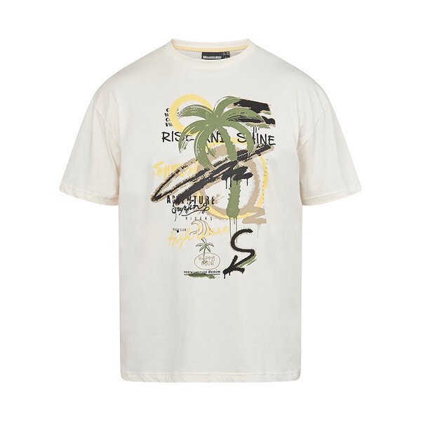 NORTH LATITUDE Palm Tree Print Tee-shop-by-brands-Beggs Big Mens Clothing - Big Men's fashionable clothing and shoes