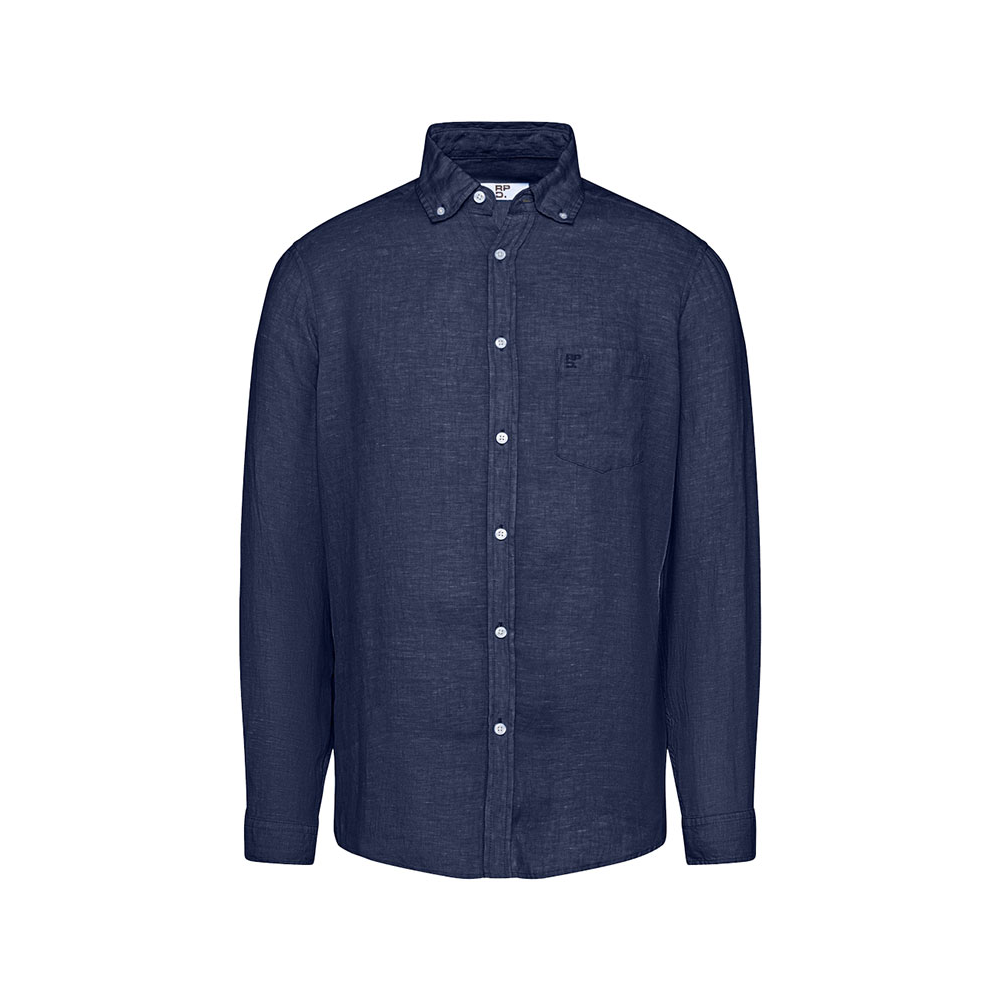 REDPOINT Grant Long Sleeve Linen Shirt