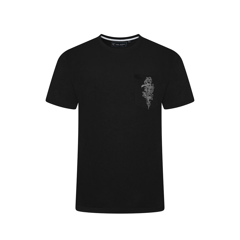 KAM Snake Printed Tee