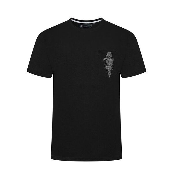 KAM Snake Printed Tee-shop-by-brands-Beggs Big Mens Clothing - Big Men's fashionable clothing and shoes