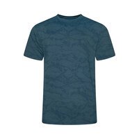 KAM Active Performance Distressed Print tee