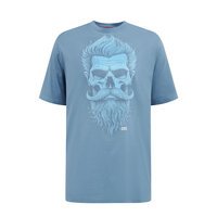 DUKE Miller Bearded Skull Printed Tee