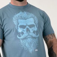 DUKE Miller Bearded Skull Printed Tee