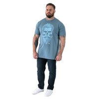 DUKE Miller Bearded Skull Printed Tee