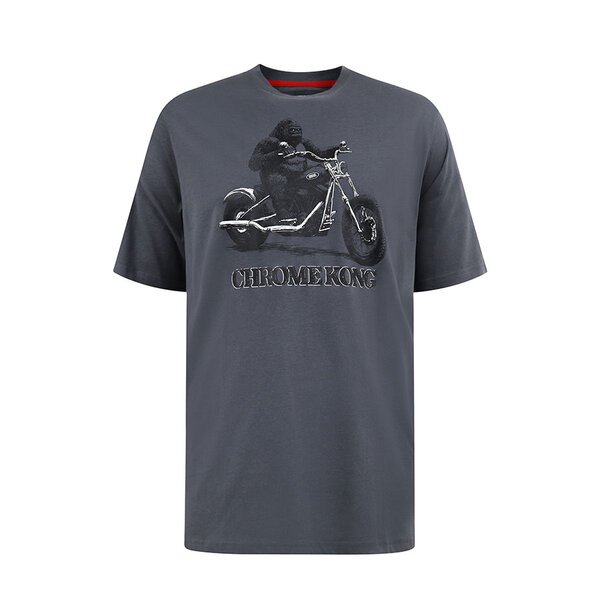 DUKE Gorilla on a Bike Tee -shop-by-brands-Beggs Big Mens Clothing - Big Men's fashionable clothing and shoes