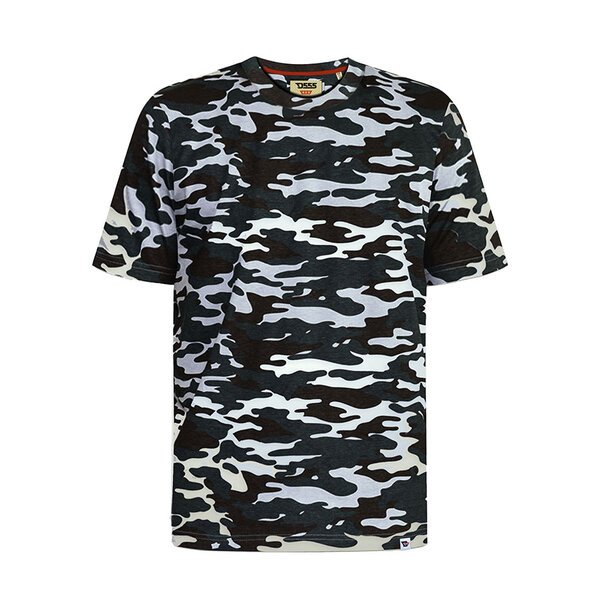 DUKS Light Camo Crew Neck Tee-shop-by-brands-Beggs Big Mens Clothing - Big Men's fashionable clothing and shoes