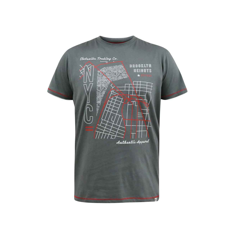 D555 NYC Street Map Tee
