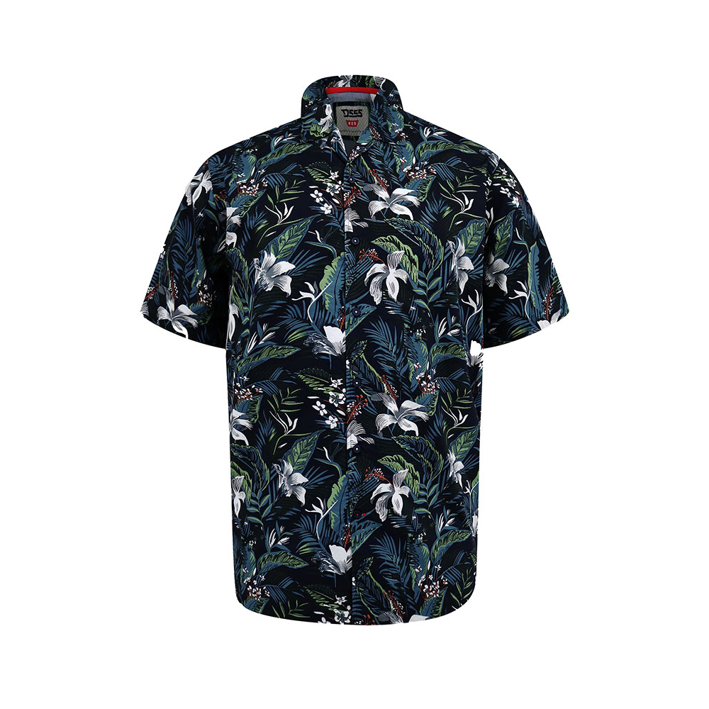 D555 Cordon Hawaiian Cuban Collar SS Shirt