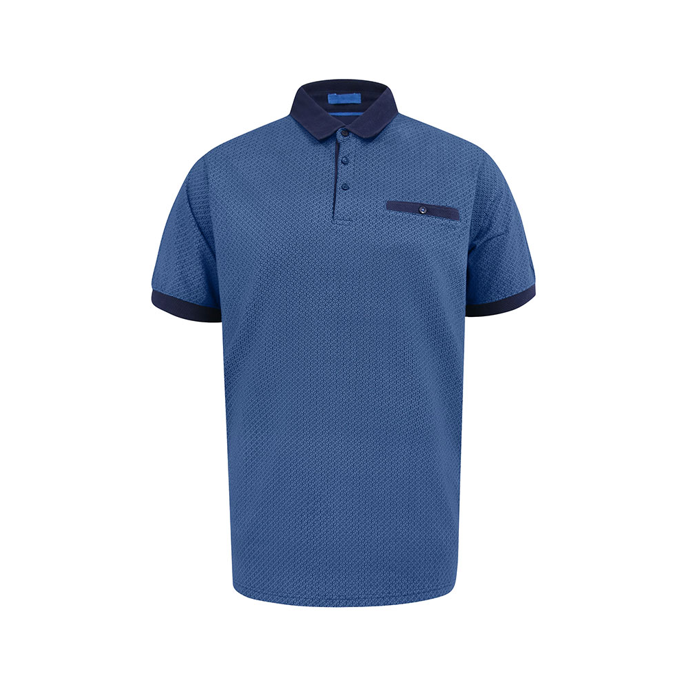 D555 Small Detailed Pattern Polo