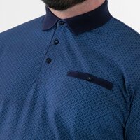 D555 Small Detailed Pattern Polo