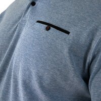 D555 Pique Polo with Jacquar Collar
