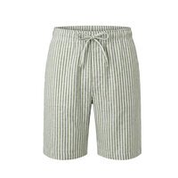 Compass Prato Striped Linen short