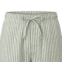 Compass Prato Striped Linen short