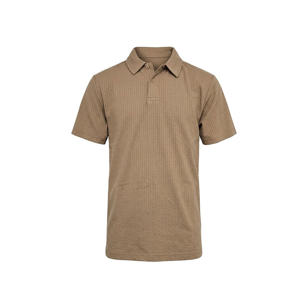 Compass Asti Textured Self Stripe Polo