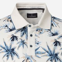 Casa Moda Palm Tree Cotton Polo