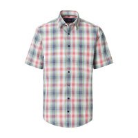 Casa Moda Cotton Check Short Sleeve Shirt
