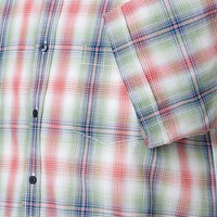 Casa Moda Cotton Check Short Sleeve Shirt