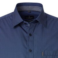 Casa Moda Small Pattern Short Sleeve Shirt