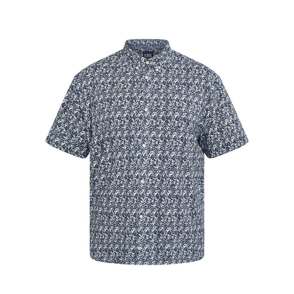 NORTH LATITUDE Stretch Cotton Short Sleeve Shirt