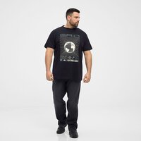 NORTH LATITUDE - Grid Print Tee Black