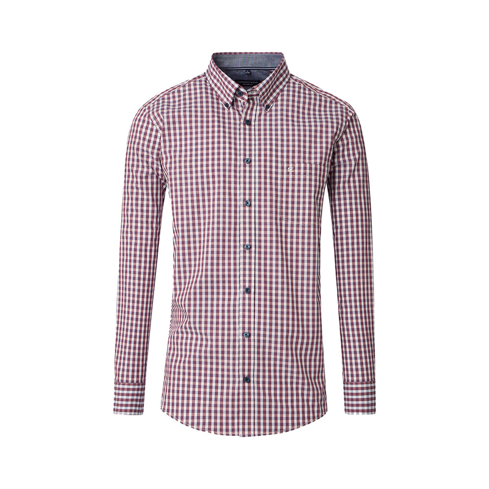 Casa Moda Gingham Long Sleeve Shirt