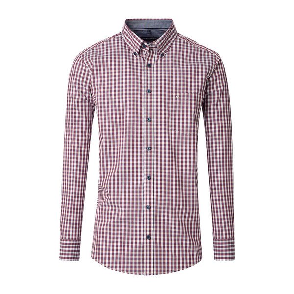 Casa Moda Gingham Long Sleeve Shirt-shop-by-brands-Beggs Big Mens Clothing - Big Men's fashionable clothing and shoes
