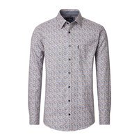 Casa Moda Long Sleeve Leaf Pattern Shirt