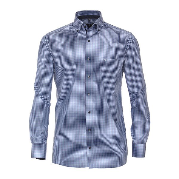 Casa Moda Small Check Business Shirt-shop-by-brands-Beggs Big Mens Clothing - Big Men's fashionable clothing and shoes