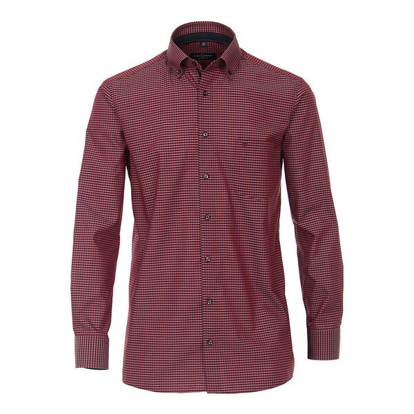 Casa Moda Small Check Business Shirt-shop-by-brands-Beggs Big Mens Clothing - Big Men's fashionable clothing and shoes